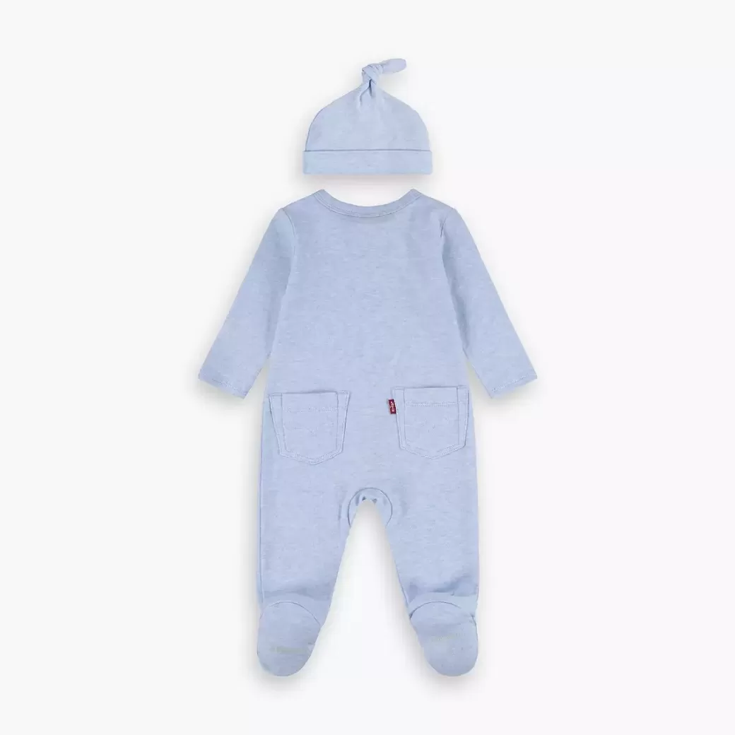 Levi's Set Med Babyoverall Med Fotter Och Mossa Best Sale