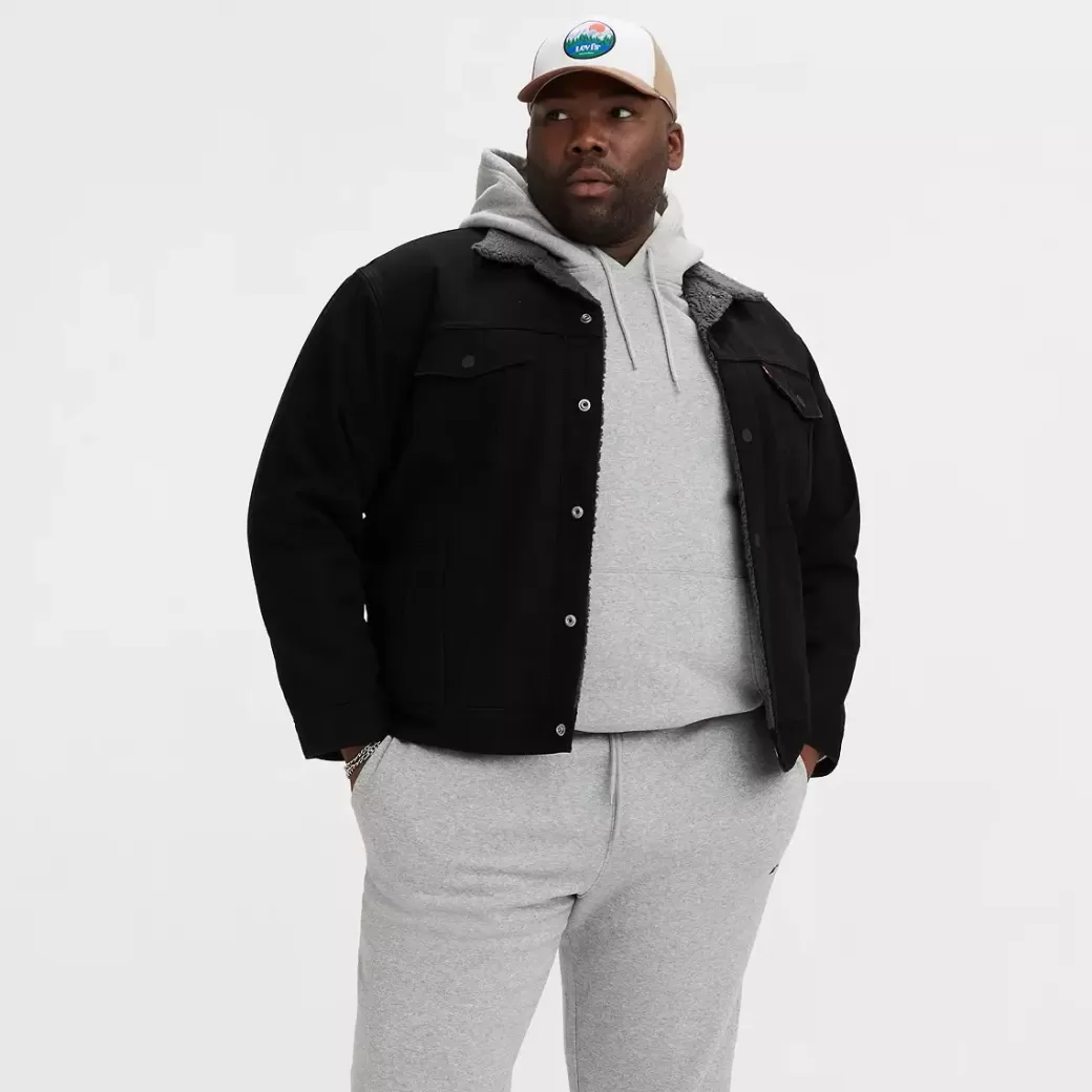 Levi's Sherpa Truckerjacka (Big & Tall) Sale