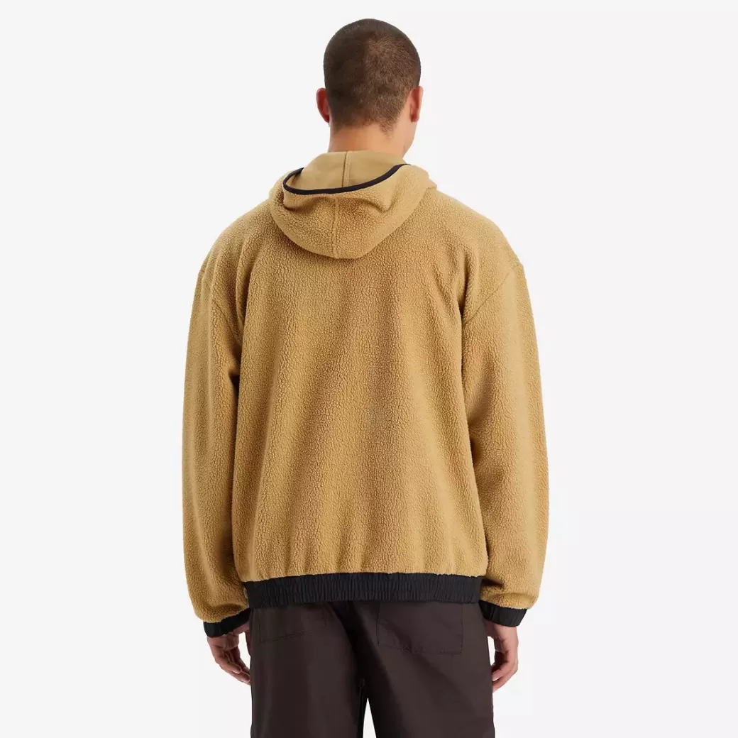 Levi's Sherpa-Sweatshirt Med Huva Och Dragkedja Sale
