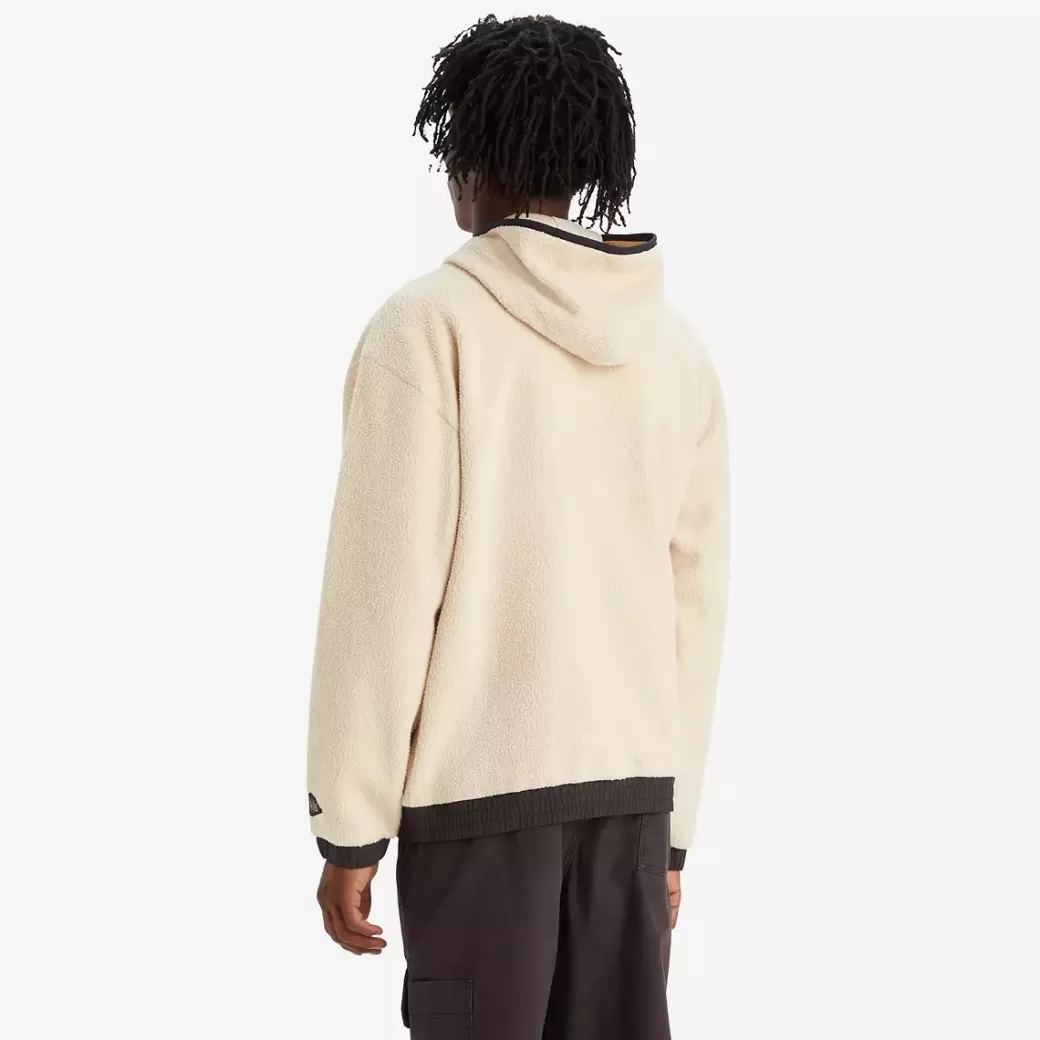 Levi's Sherpa-Sweatshirt Med Huva Och Dragkedja Discount