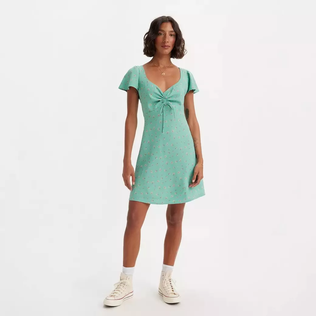 Levi's Skylar Flutter Klanning Med Armar Flash Sale