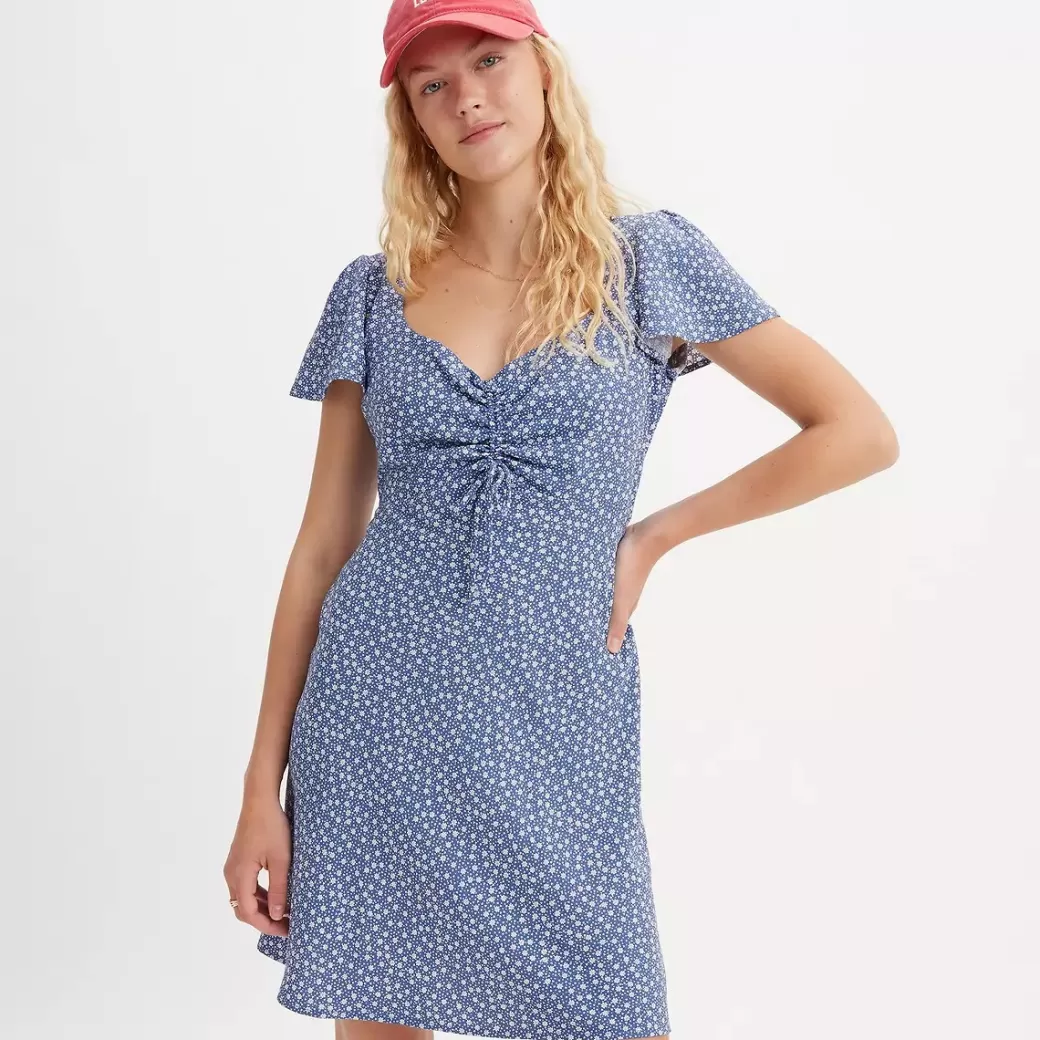 Levi's Skylar Flutter Klanning Med Armar Flash Sale