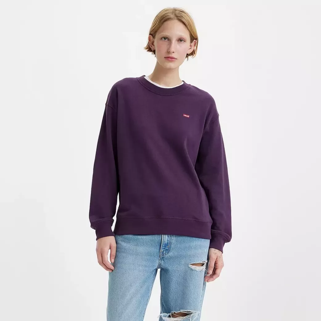 Levi's Standard-Sweatshirt Med Rund Hals Store