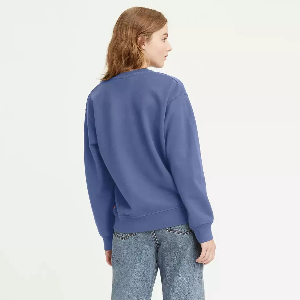 Levi's Standard-Sweatshirt Med Rund Hals Och Tryck Sale