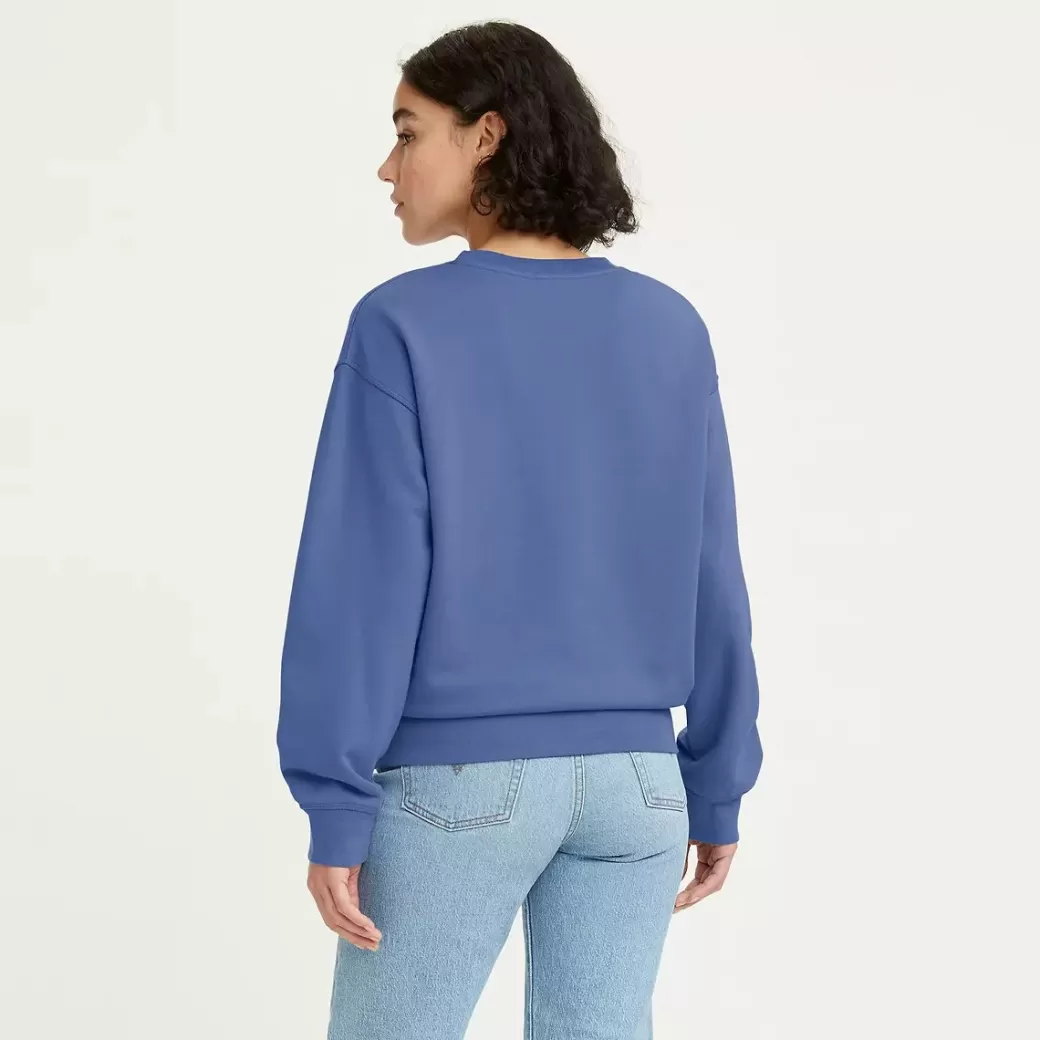 Levi's Standard-Sweatshirt Med Rund Hals Och Tryck Fashion