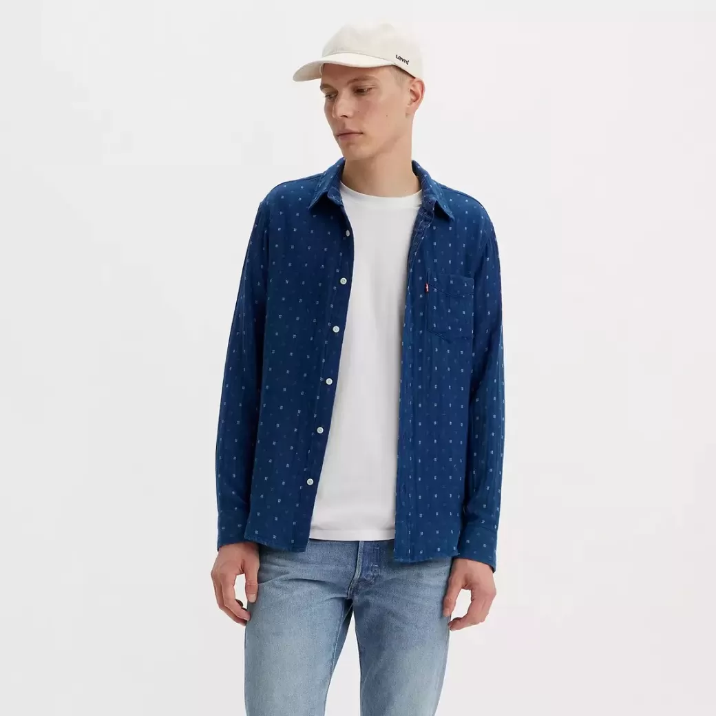 Levi's Sunset Pocket-Skjorta Med Standardpassform Fashion