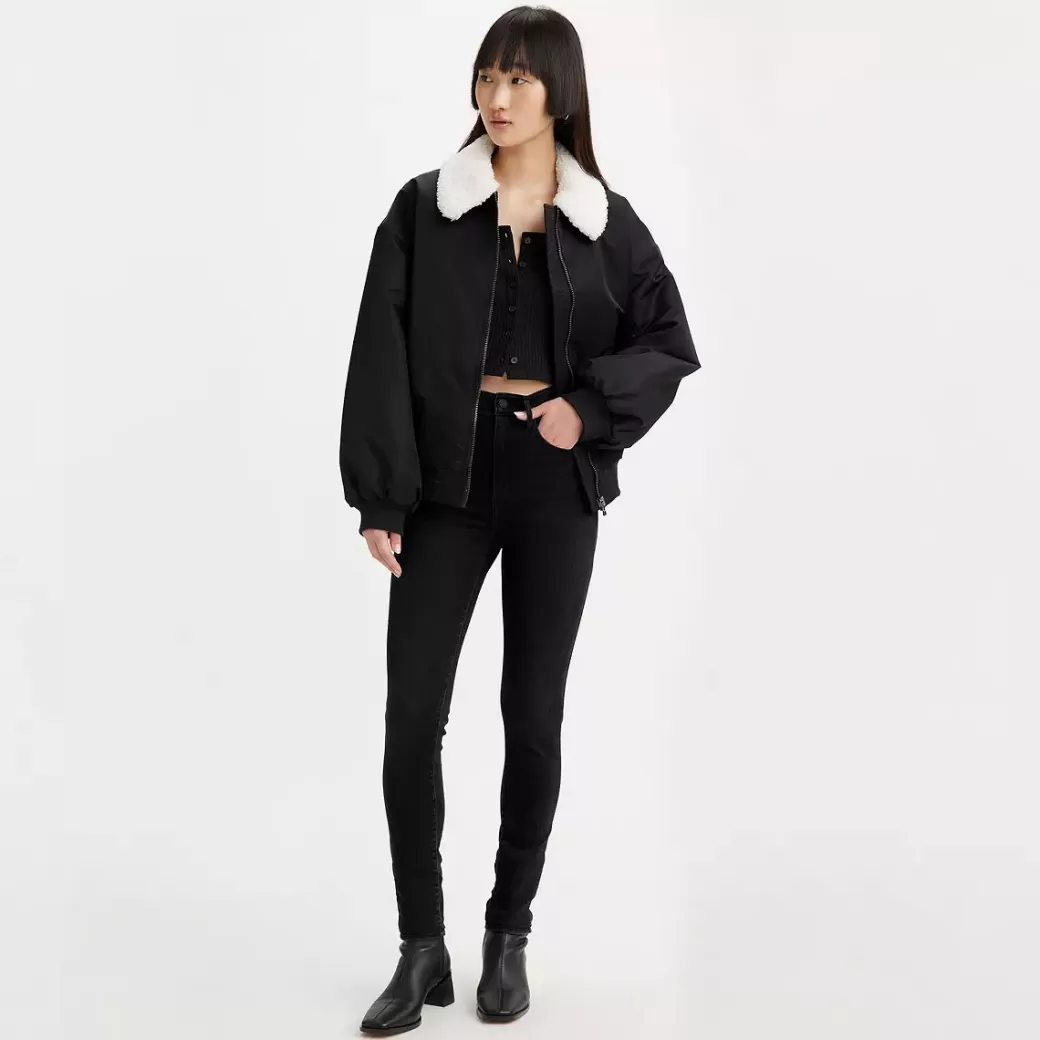 Levi's Super Skinny Jeans Med Hog Midja Best