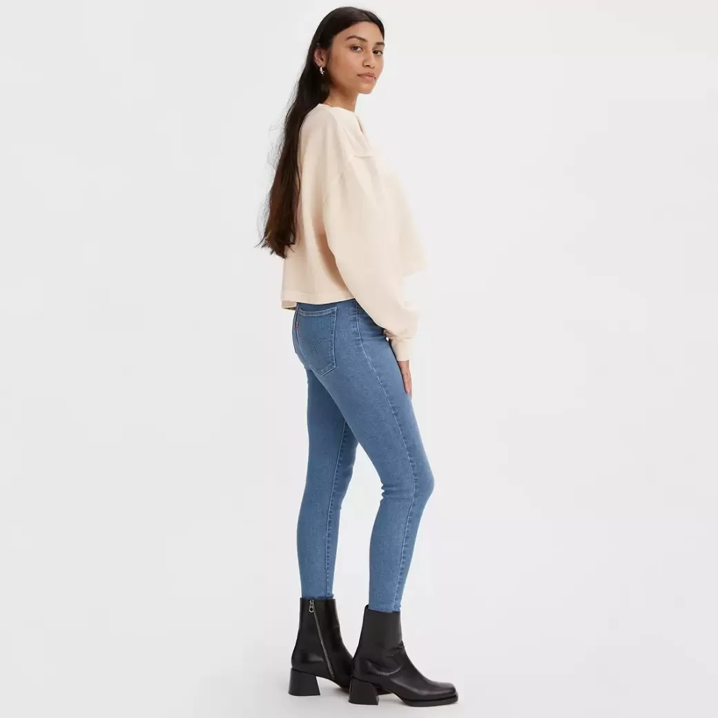Levi's Super Skinny Jeans Med Hog Midja Hot