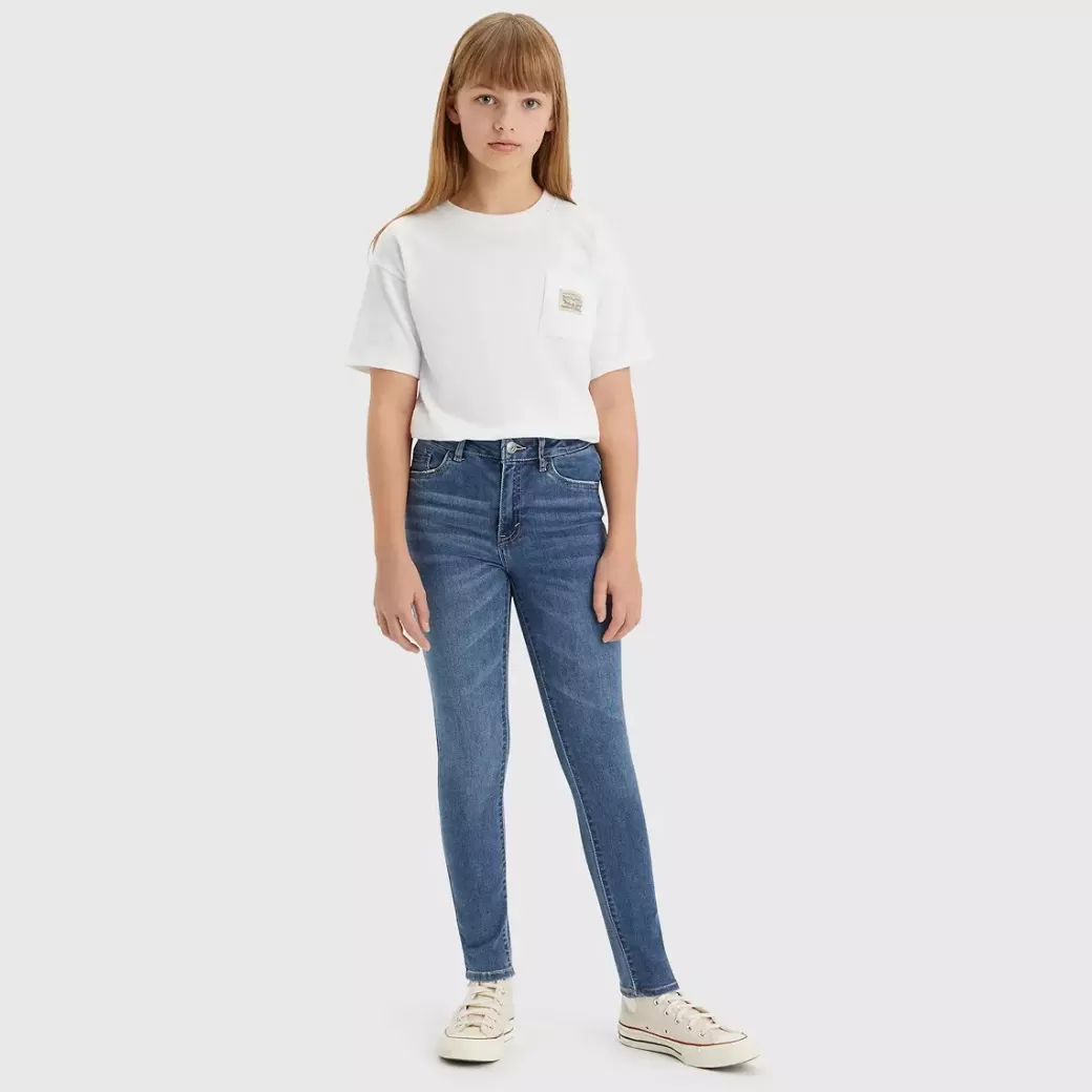 Levi's Supersmala 720 Jeans Med Hog Midja For Tonåringar Outlet