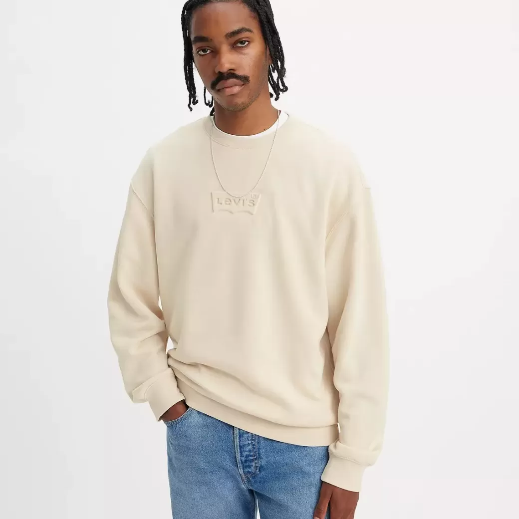 Levi's Sweatshirt I Relaxed-Fit Med Rund Hals Och Tryck Best