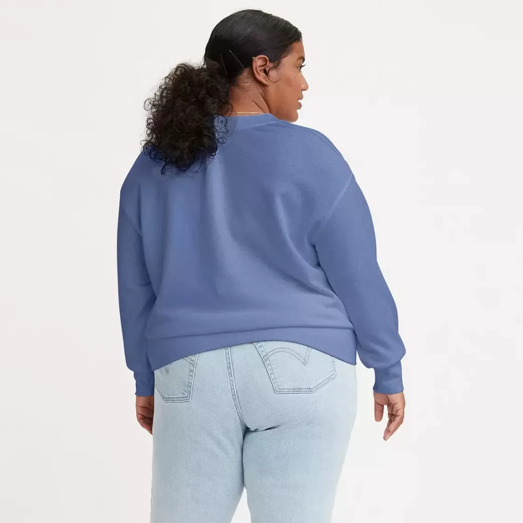Levi's Sweatshirt Med Standard-Crewneck (Plusstorlek) Sale