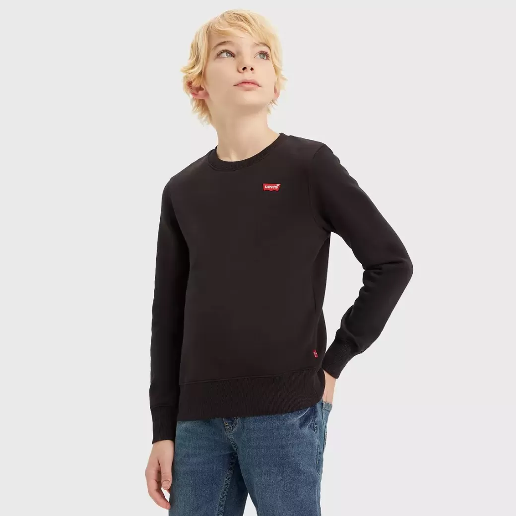 Levi's Teenager Mini Logo Crewneck Sweatshirt New