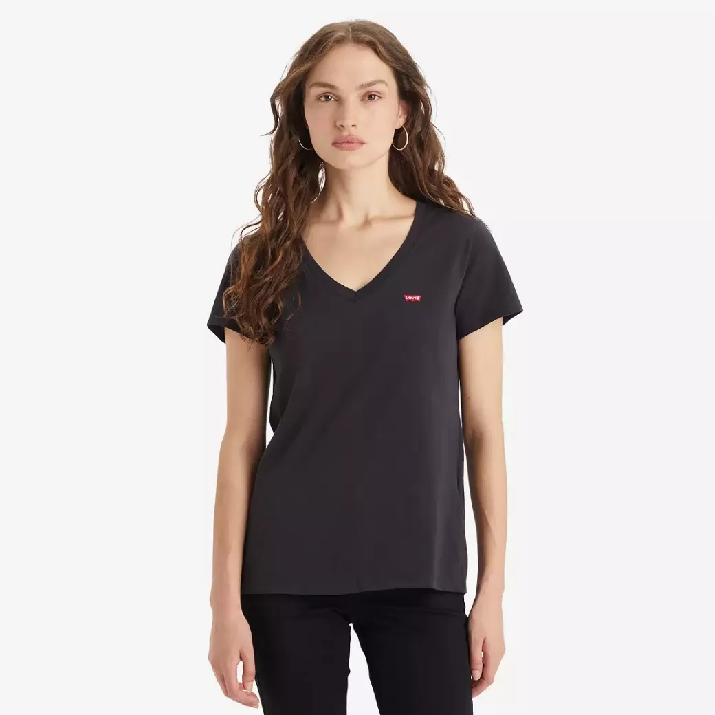 Levi's The Perfect Tee Med V-Ringning Cheap