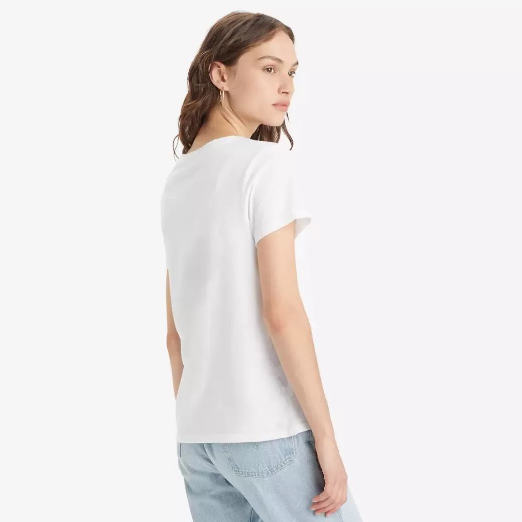 Levi's The Perfect Tee Med V-Ringning Hot