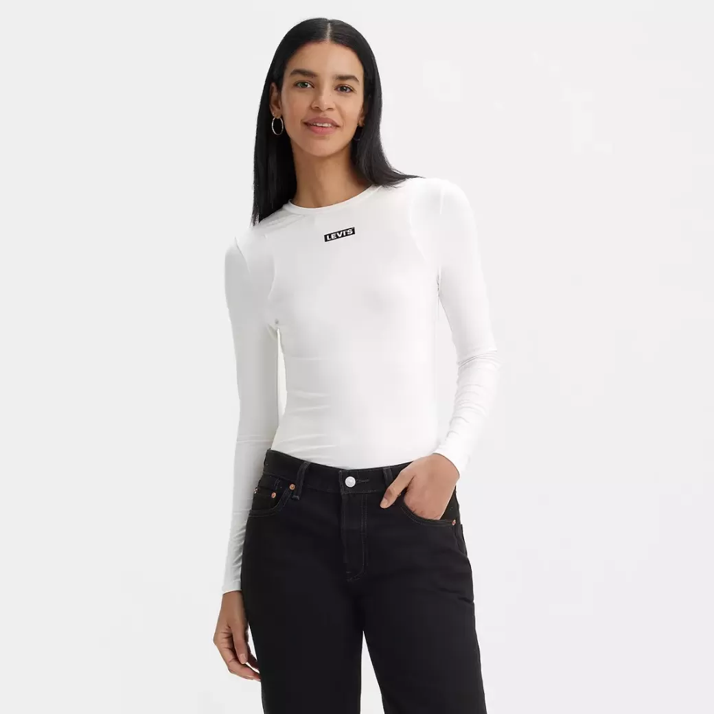 Levi's Tight Tarah-Langarmad T-Shirt Med Tryck Sale