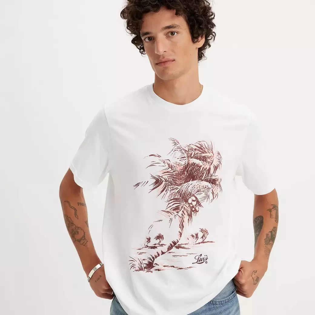 Levi's T-Shirt I Relaxed-Fit Med Tryck Clearance