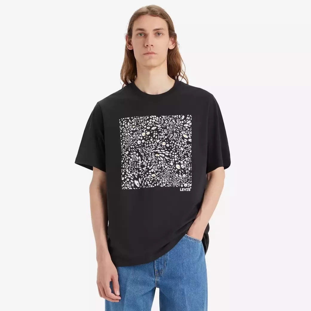 Levi's T-Shirt I Relaxed-Fit Med Tryck Cheap