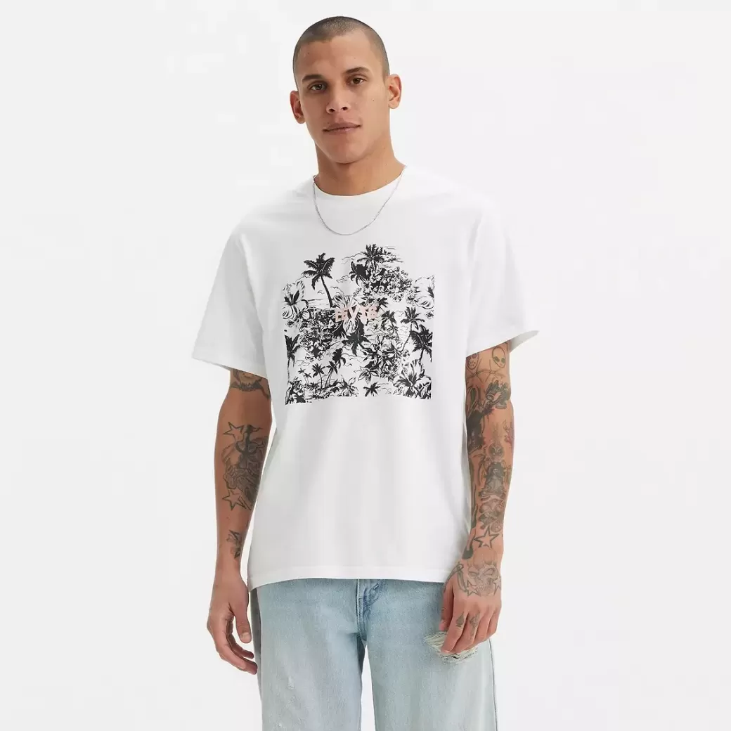 Levi's T-Shirt I Relaxed-Fit Med Tryck Cheap