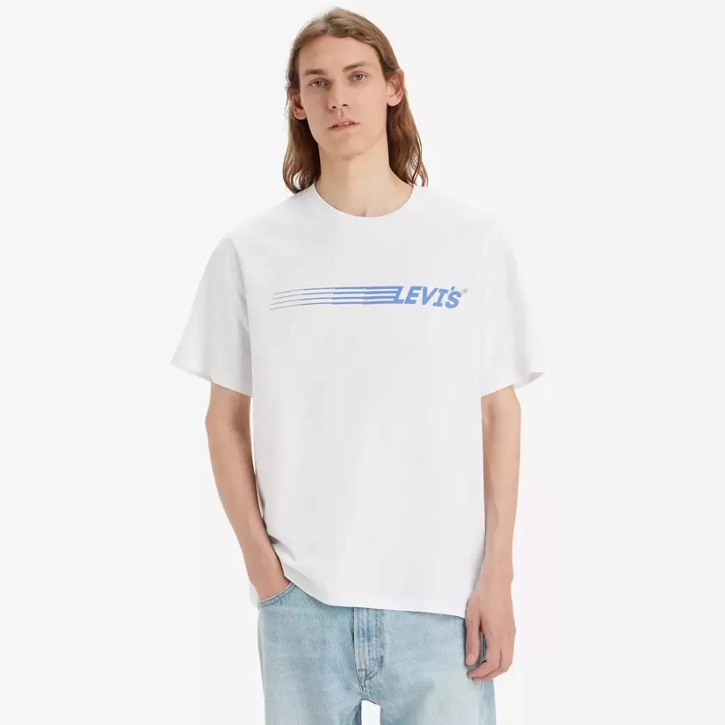 Levi's T-Shirt I Relaxed-Fit Med Tryck Hot