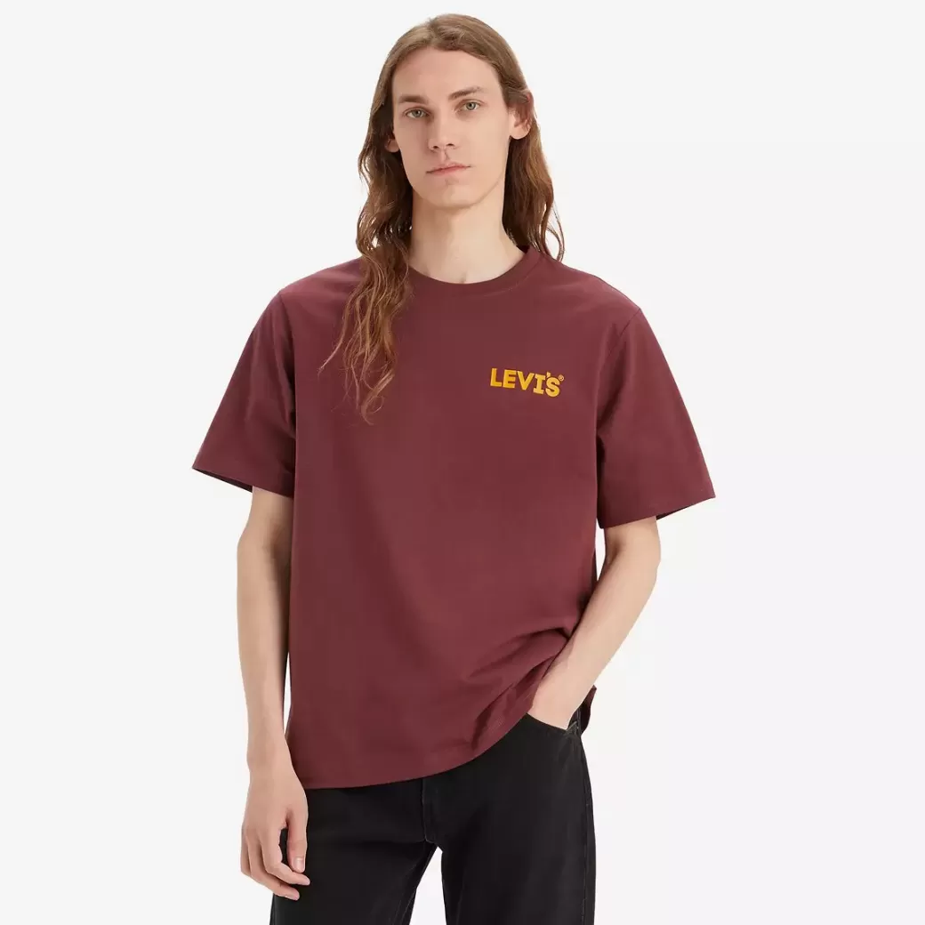 Levi's T-Shirt I Relaxed-Fit Med Tryck Cheap