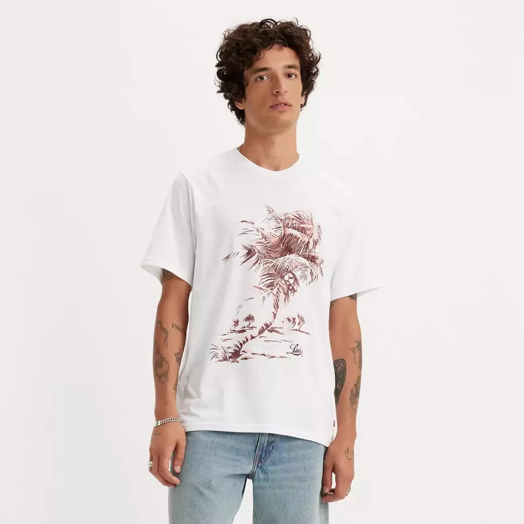 Levi's T-Shirt I Relaxed-Fit Med Tryck Clearance