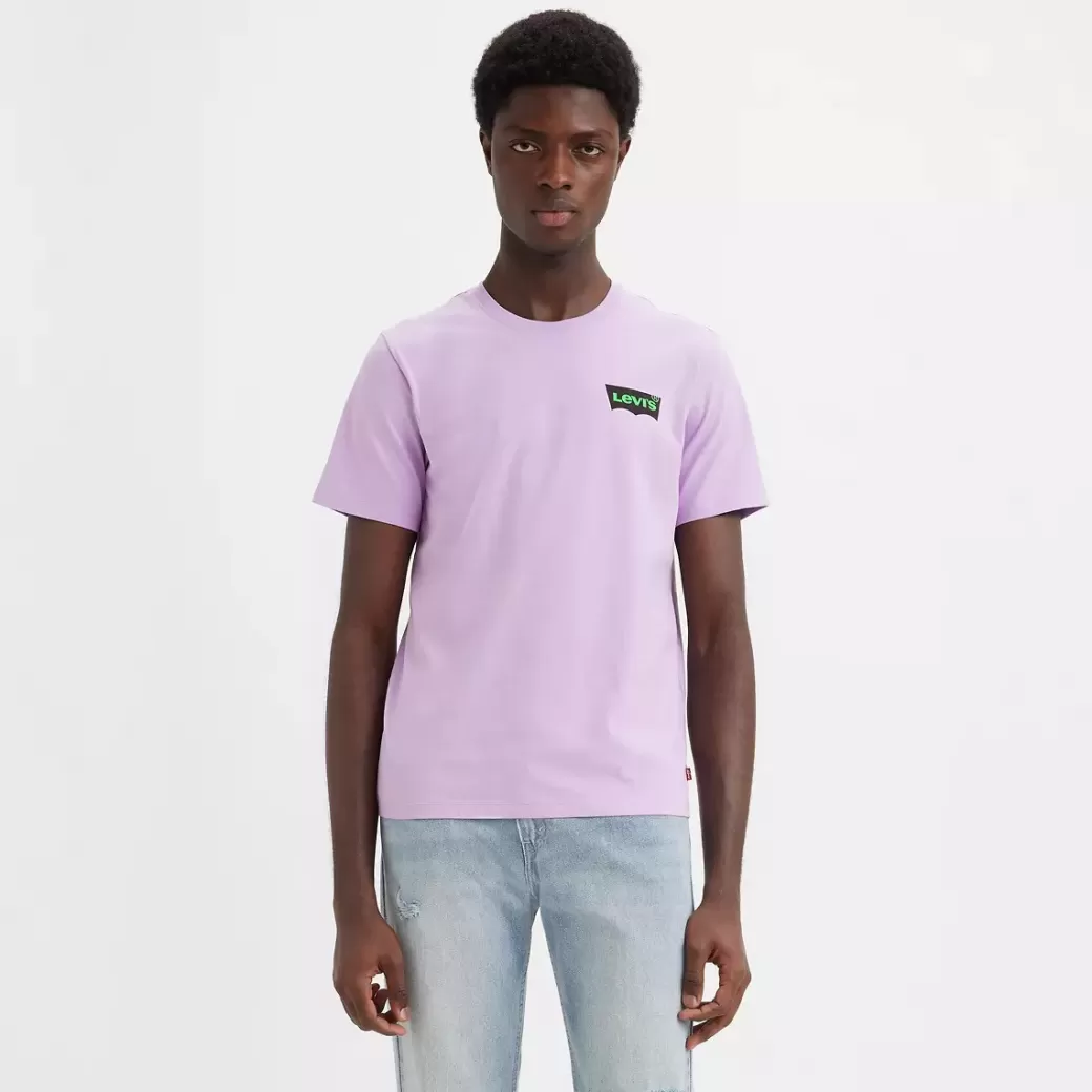 Levi's T-Shirt Med Crewneck Och Tryck Cheap