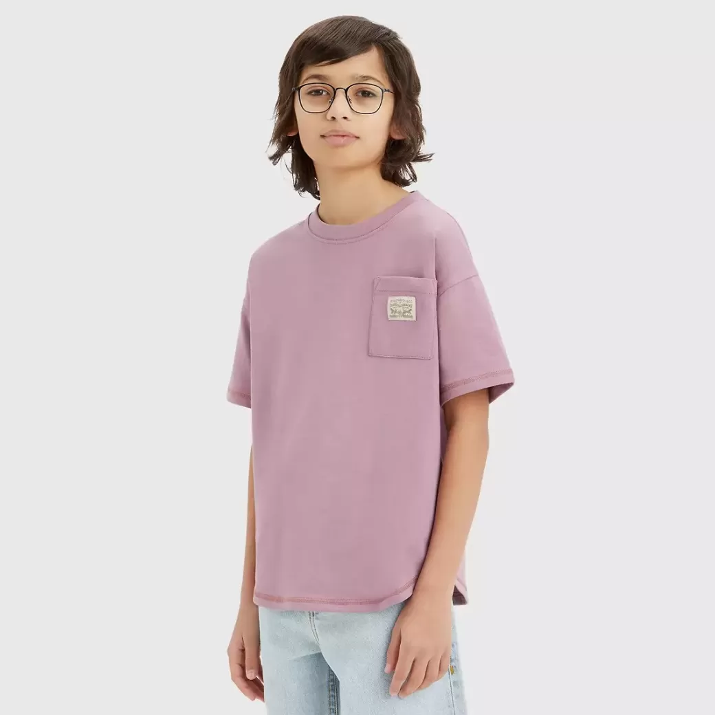 Levi's T-Shirt Med Ficka Och Vagig Fall For Tonåringar Outlet
