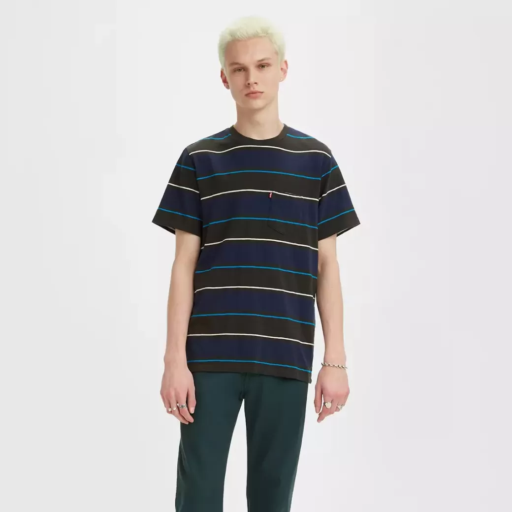 Levi's T-Shirt Med Fickor I Klassisk Passform New