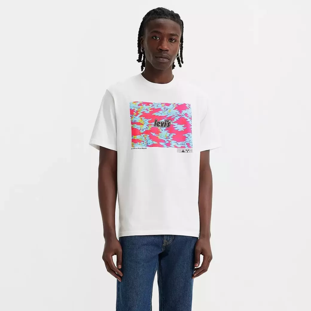 Levi's T-Shirt Med Grafik Relaxed-Fit Cheap