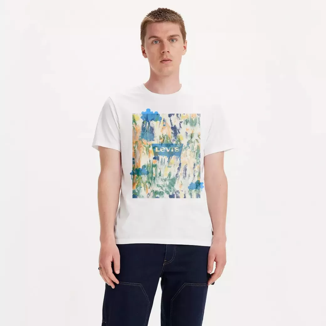 Levi's T-Shirt Med Rund Hals Och Tryck Shop
