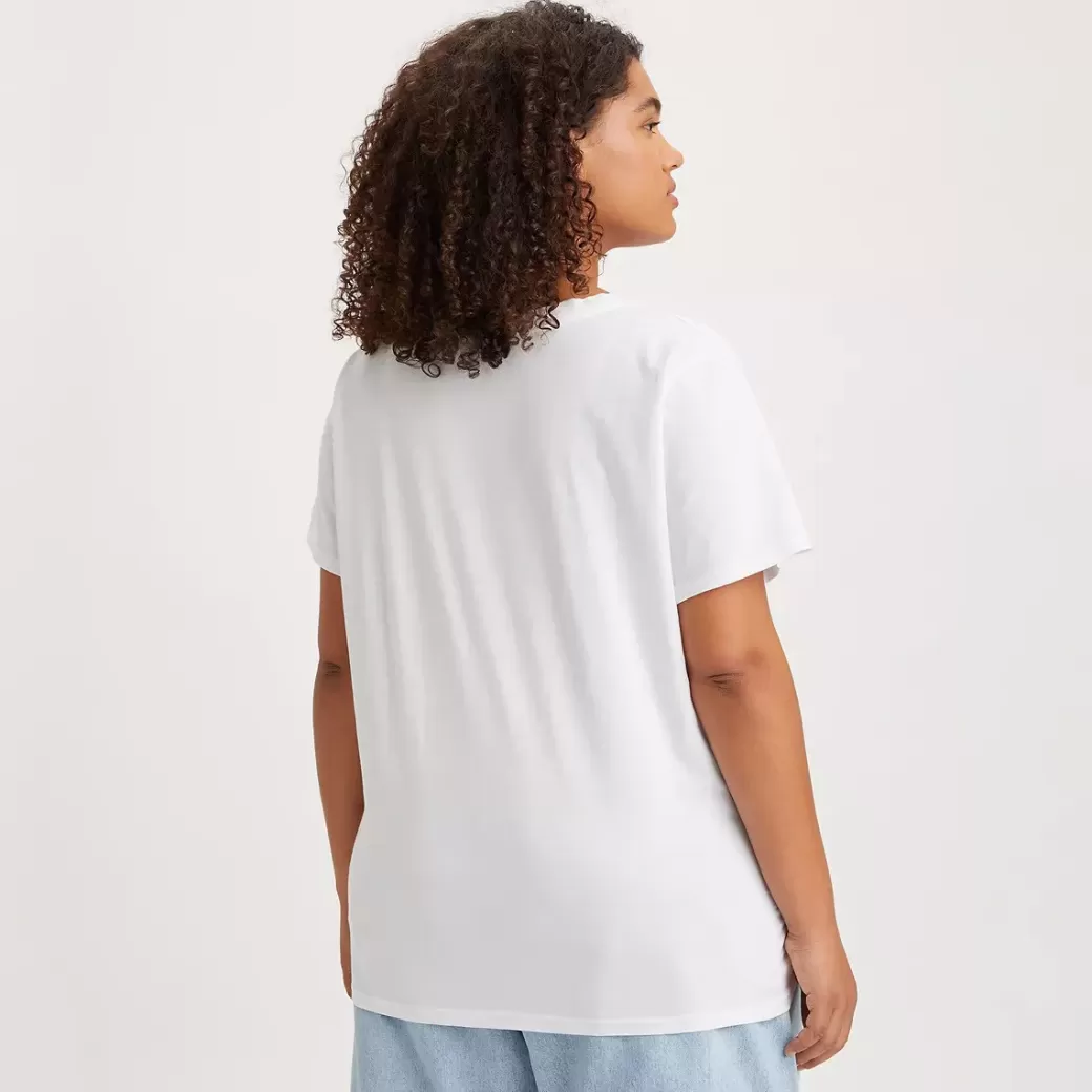 Levi's T-Shirt Med V-Ringning (Plus-Storlek) Best Sale