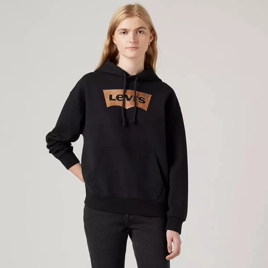 Levi's Vanlig Huvtroja Med Tryck Hot