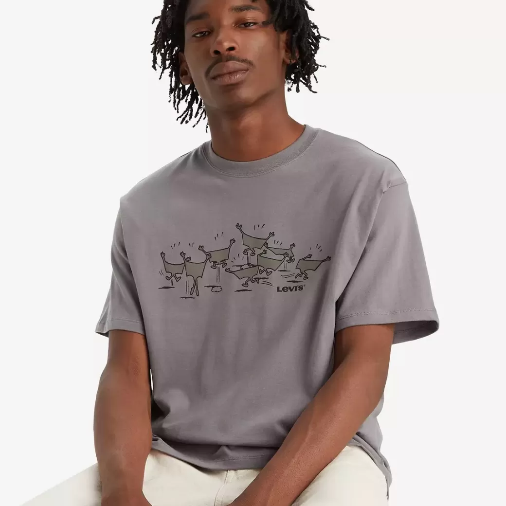 Levi's Vintage-Fit T-Shirt Med Tryck New