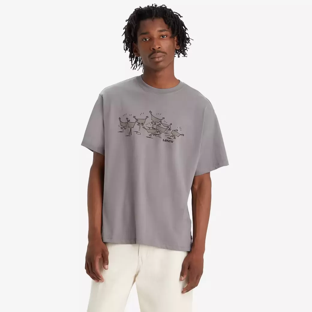 Levi's Vintage-Fit T-Shirt Med Tryck New
