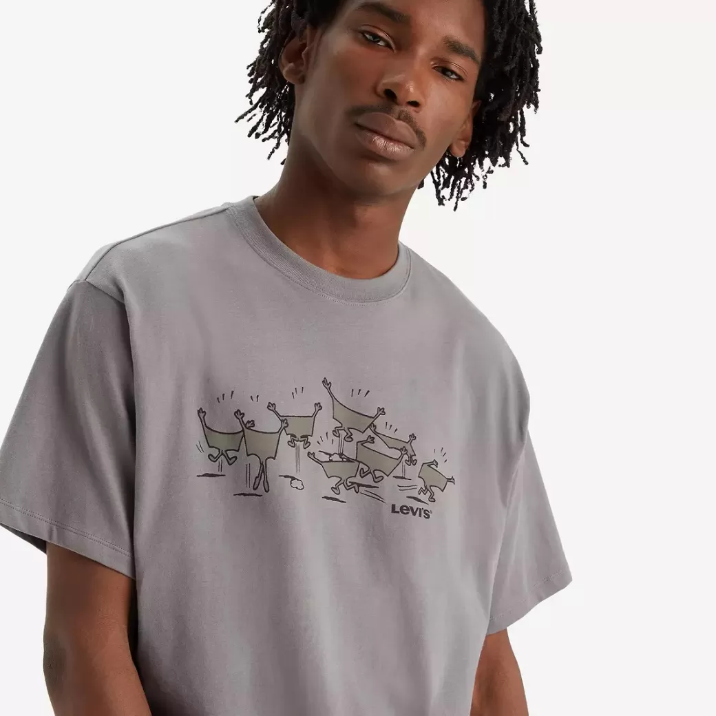 Levi's Vintage-Fit T-Shirt Med Tryck New