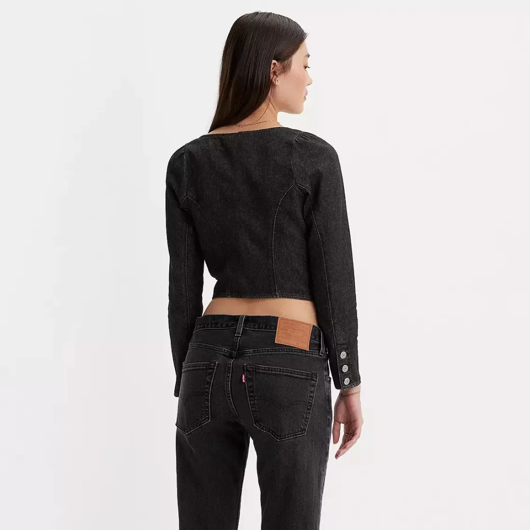 Levi's Weston Langarmad Korsettblus Outlet